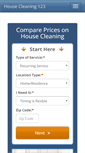 Mobile Screenshot of housecleaning123.com